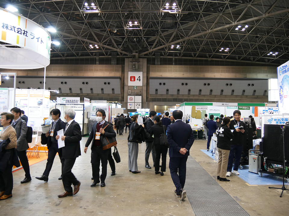 クリーニング産業総合展2025の会場写真